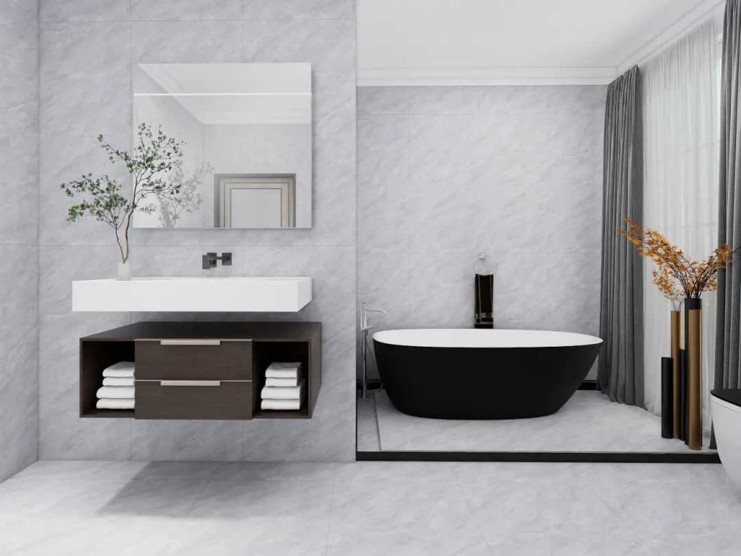 辉远陶瓷 | 750*1500mm天鹅绒系列，解锁家居优雅新...